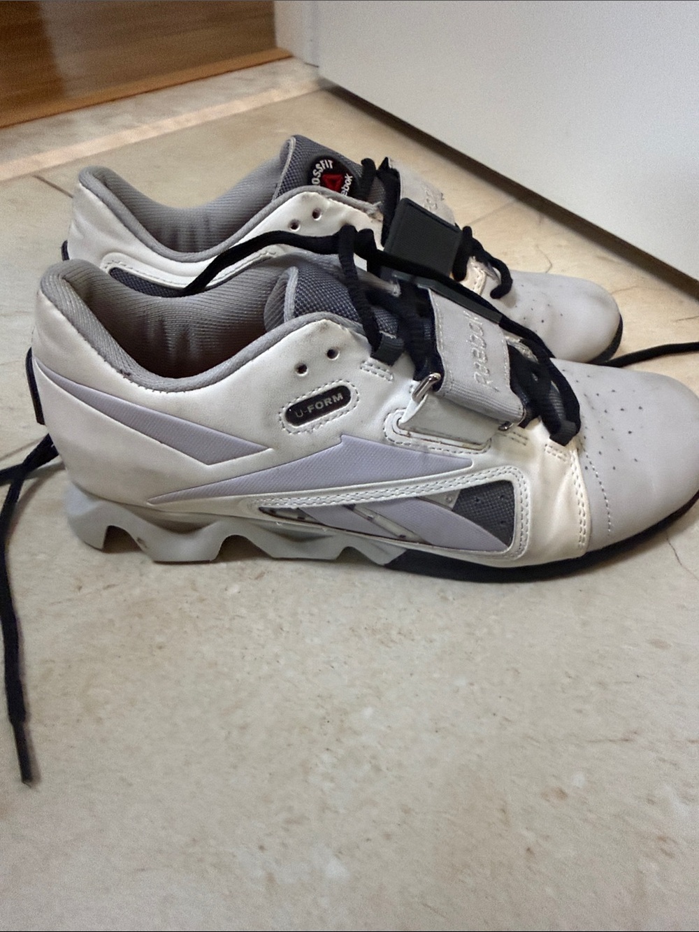 Reebok White and Gray Women's U-Form Training Shoes